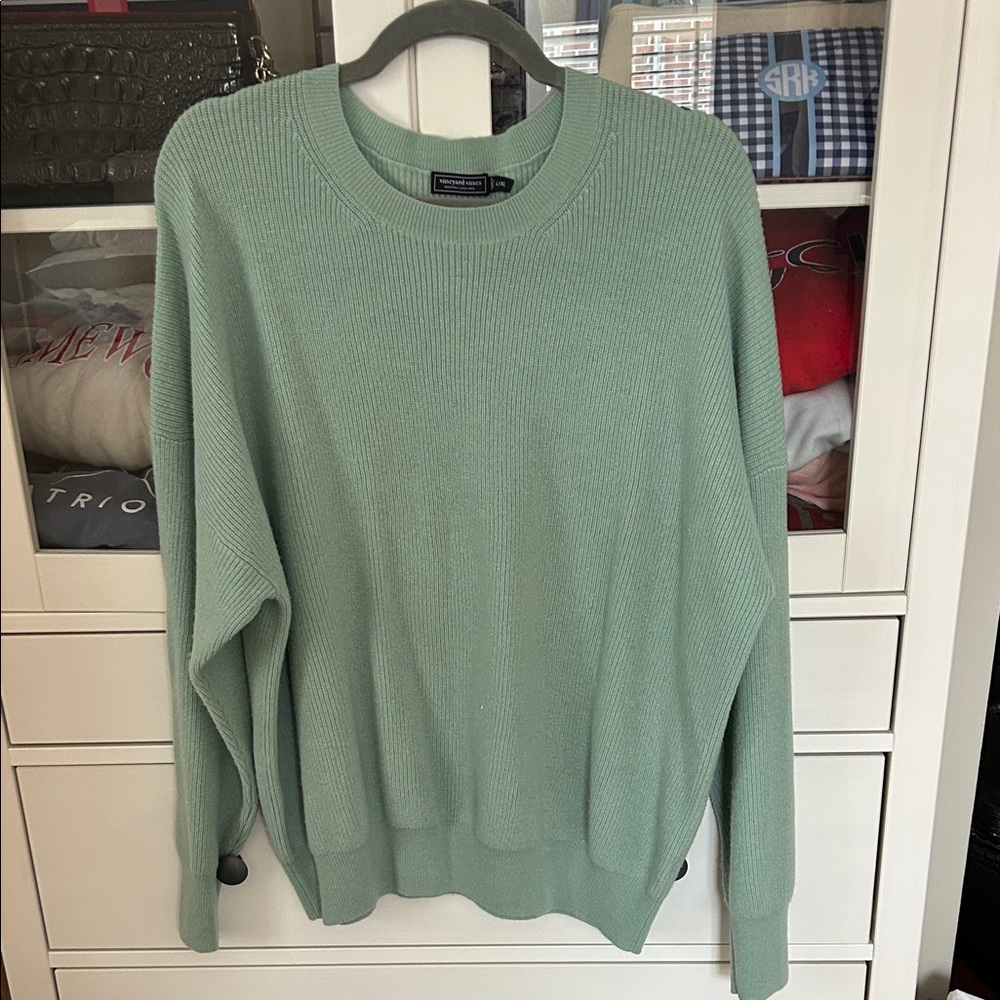 Vineyard Vines Sage Green Crewneck Sweater